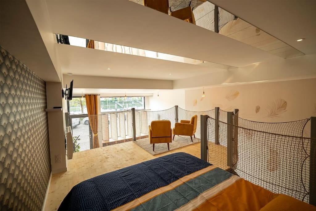 Loft De Luxe Le Chic, Grand Jacuzzi, Vue Port De Plaisance Lägenhet Saint-Valery-en-Caux Exteriör bild