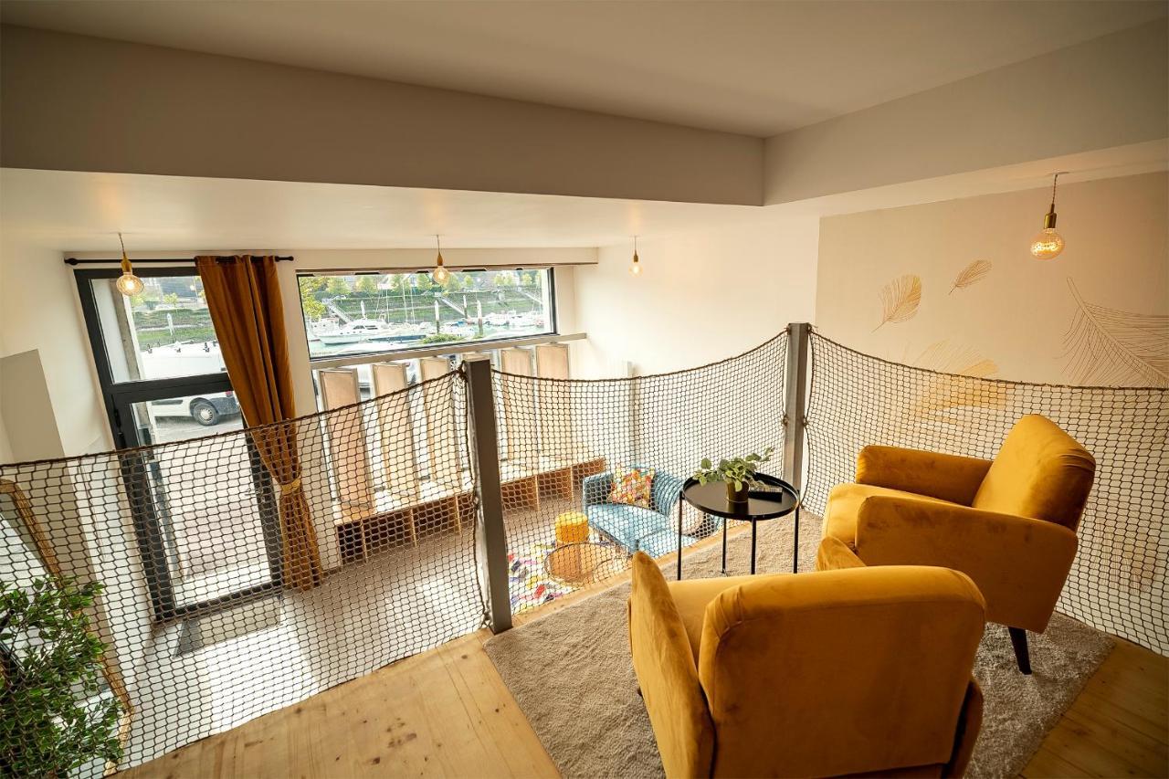 Loft De Luxe Le Chic, Grand Jacuzzi, Vue Port De Plaisance Lägenhet Saint-Valery-en-Caux Exteriör bild